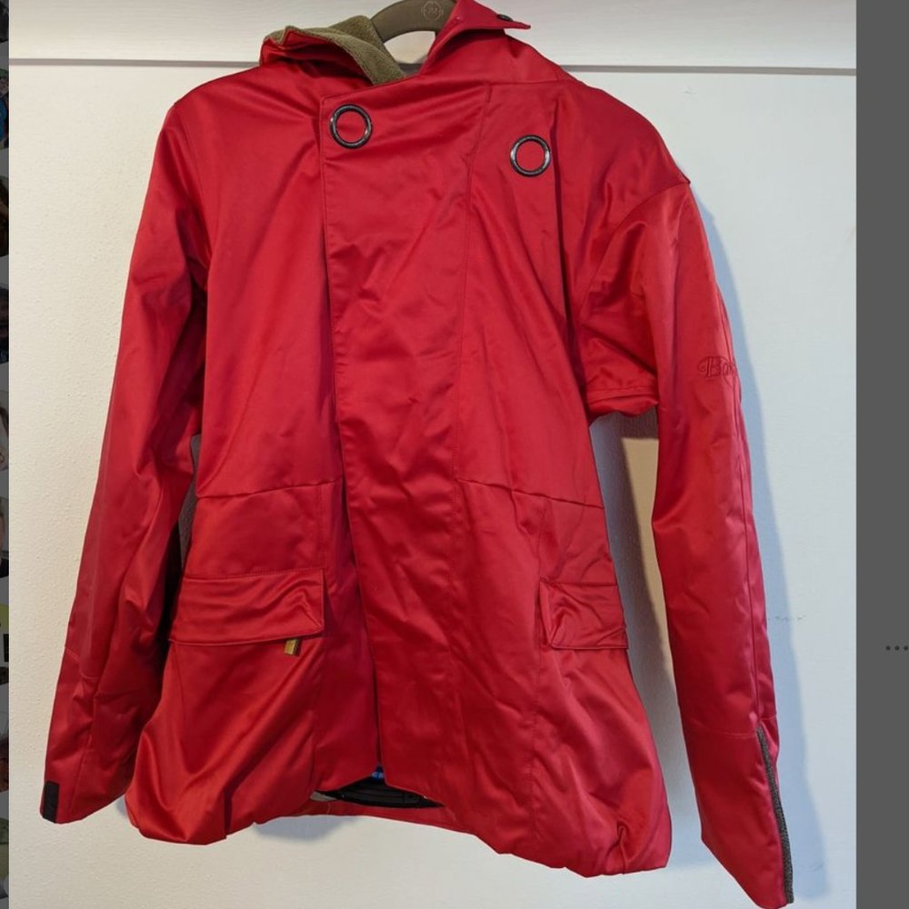 NWT Vintage BONFIRE Snowboarding Endless Jacket Ski Snow Winter RED women's M